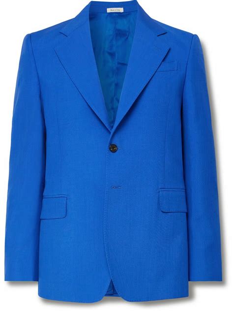 Wool suit jacket Alexander McQueen Blue size 42 IT in Wool.